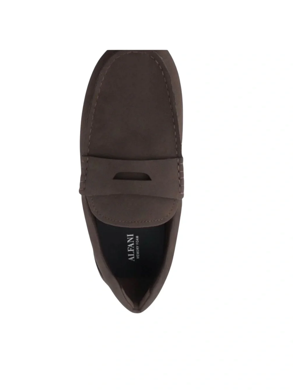 Alfani Marco Mens Faux Suede Driving Loafers Brown Moccasins Slip Ons